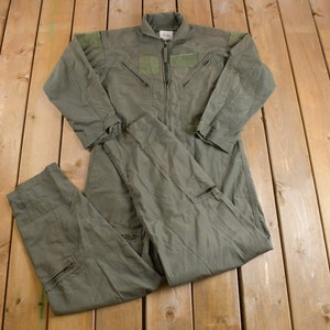Vintage 2001 US Military Flyers Coveralls Jumpsuit Size 42 / Vintage Overalls / Militaria / Coveralls / Type CWU / military