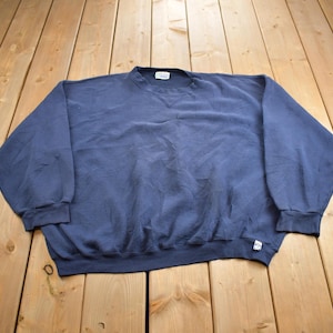Vintage 1990s Discus Athletic Blank Crewneck Sweatshirt Made In USA
