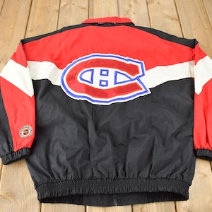 Vintage 1990s Montreal Canadiens NHL Jacket / Vintage Canadiens / NHL Game Day Jacket / Sportswear / Embroidered