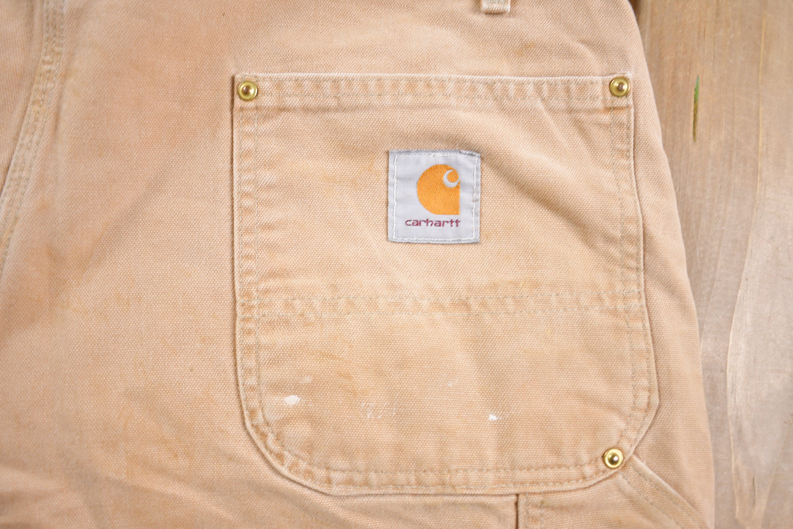 Vintage 1990s Double Knee Carhartt Work Pants Size 38 X 30 / 1990s