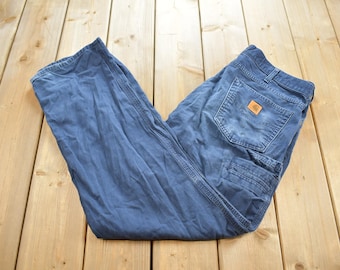 Vintage 1990s Carhartt Distressed Work Pants Size 36x32