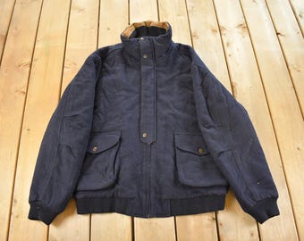 Vintage 1990s St. John's Bay Wool Jacket Men's Large / Wool Coat