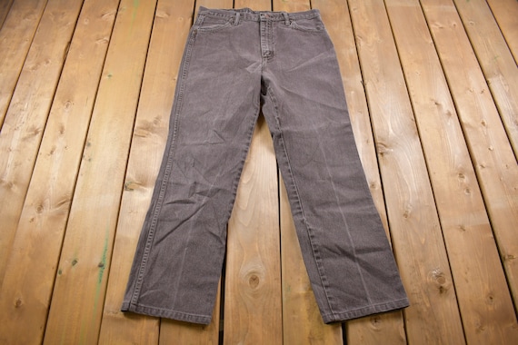 Vintage 1990's Wrangler Brown Denim Pants 34 X 31 / American Vintage 1990's Wrangler Brown Denim Pants 34 X 31 / American