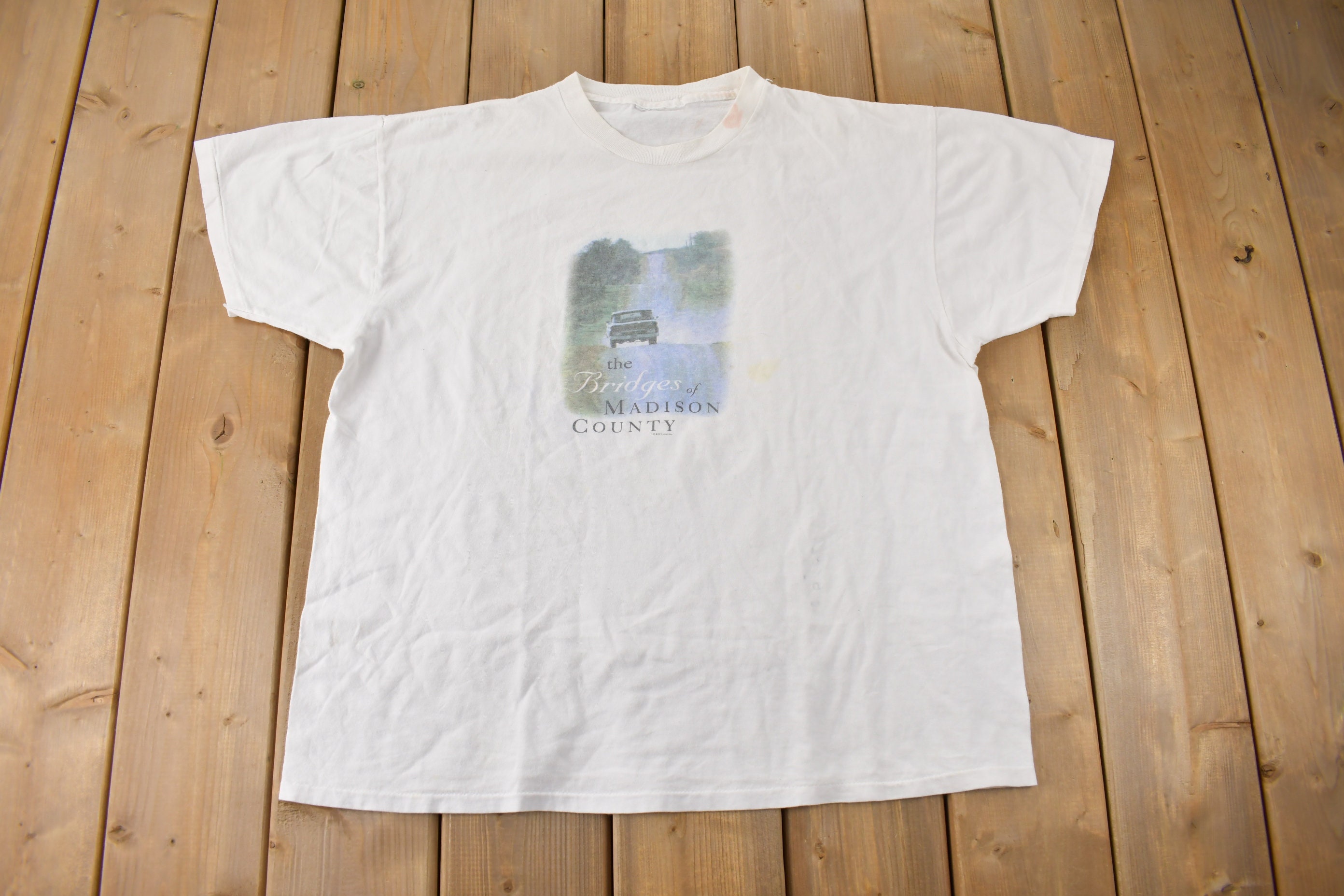 Vintage 1995 the Bridges of Madison County Movie Promo T-shirt 