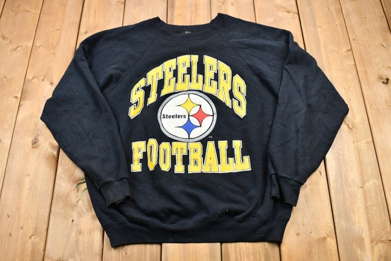 Vintage 1990s Pittsburgh Steelers Crewneck Sweats… - image 1