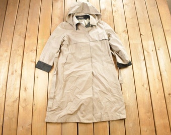 Vintage 1980s London Fog Trench Coat / Long Coat / Vintage Jacket / Streetwear / Full Length / Rain Coat / 80s Trench Coat