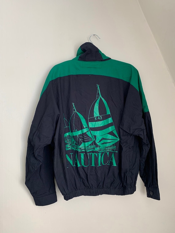 Nautica Windbreaker / Sailing Jacket / Sailing Graphic / Color Blocking /  Navy Jacket / Vintage Nautica / 90s Outerwear -  Canada