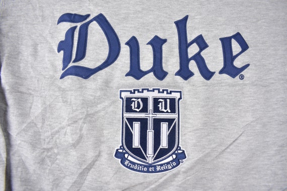 Vintage 1990s Duke University Embroidered Collegi… - image 3
