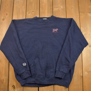 Vintage 1990s B&P Maintenance Crewneck Sweatshirt / 90s Crewneck / Made In USA / Streetwear