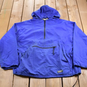 Vintage 1990s LL Bean Windbreaker Jacket / Team Logo / Athletic Spring Summer Sportswear / Streetwear / Athleisure / LL Bean Jacket