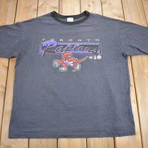 Koszulka z grafiką Toronto Raptors z rocznika 1994 / Wyprodukowano w Kanadzie / NBA / Pojedynczy ścieg / Odzież sportowa / Vintage NBA