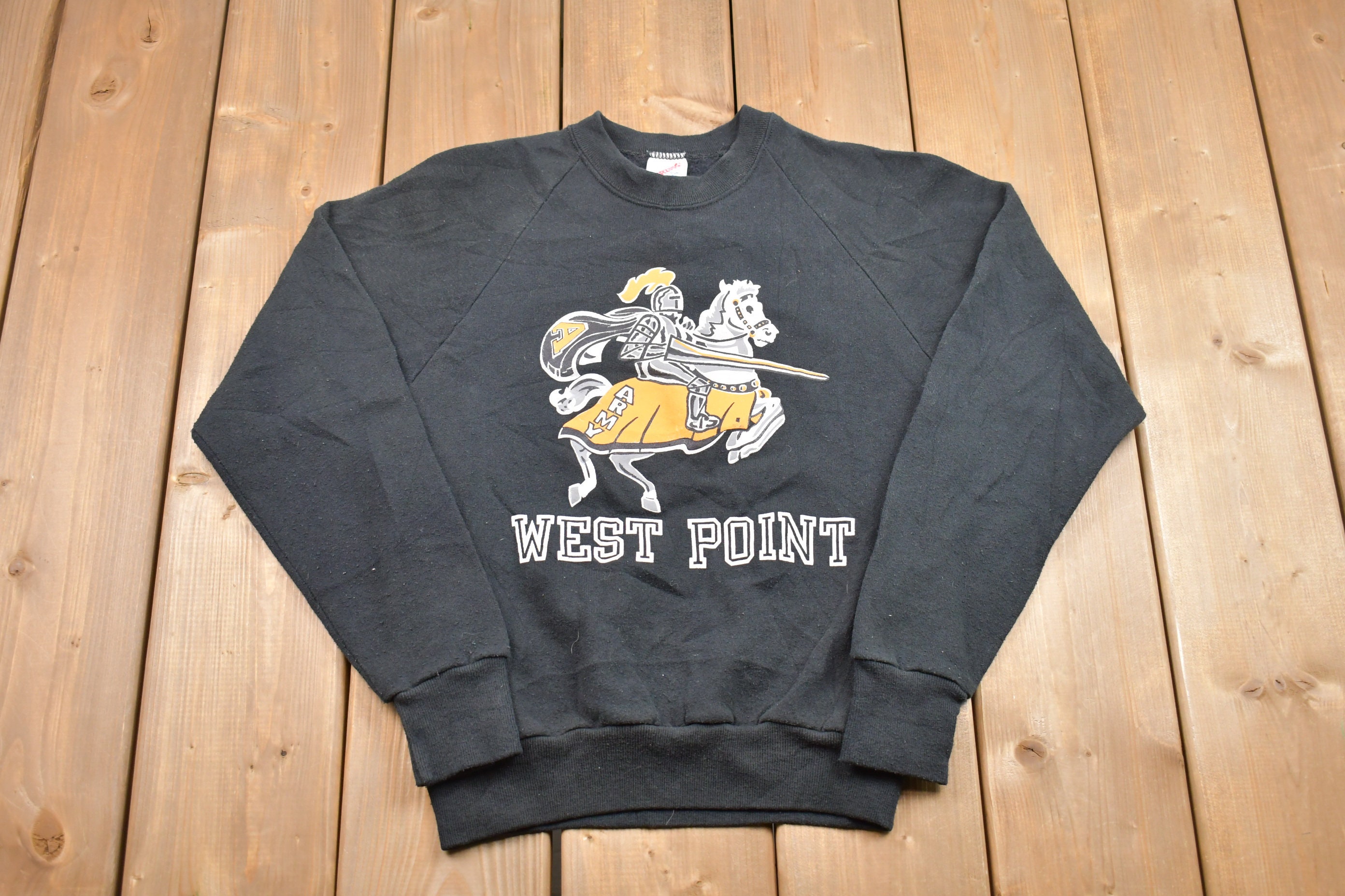 Vintage 1980s West Point Knights Crewneck Sweatshirt / Made in - Etsy