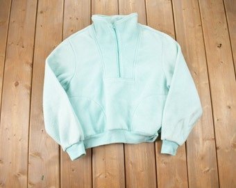 その他 LIGHTNING BOLT 90's-00's FLEECE JACKET Vintage 90's Lightning Bolt Men's Blue POLAR FLEECE 1/4 Zip Pull