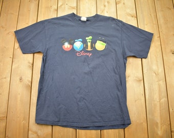 Vintage 1990s The Disney Store Graphic T Shirt / Mickey Mouse / 90s Graphic Tee / Streetwear / Vintage Disney