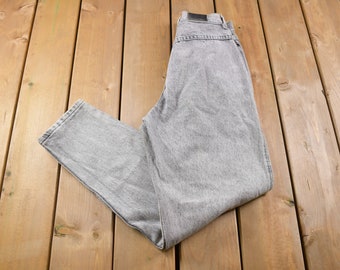 Vintage 1980's Lee Grey Women's Jeans 26 x 30 / Made in USA / American Vintage / 80s Theme / Streetwear Fashion / Vintage Pants