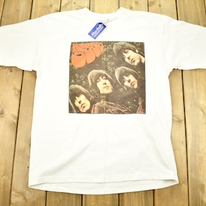 Vintage 1990 the Beatles Rubber Soul Band T-shirt / Band Tee