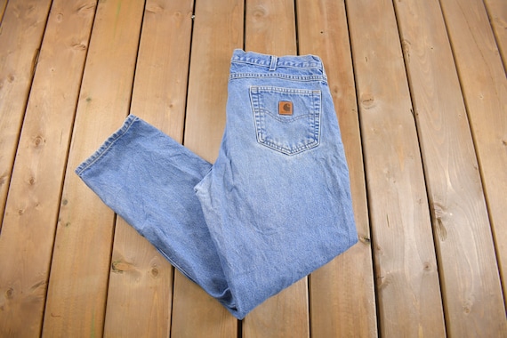 Vintage 1990s Carhartt Work Jeans Size 30 X 30 90s Carhartt