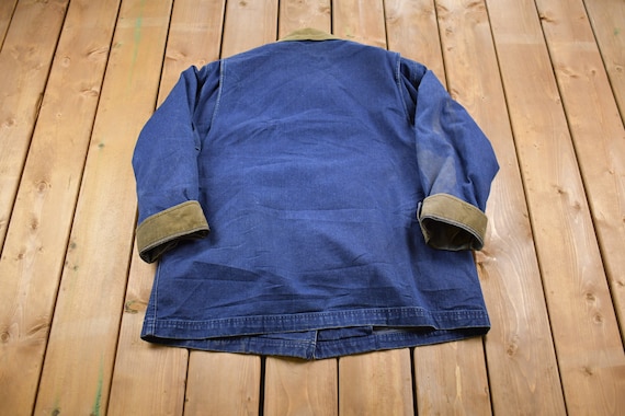 Vintage 1990s LL Bean Chore Jacket / Workwear / S… - image 2