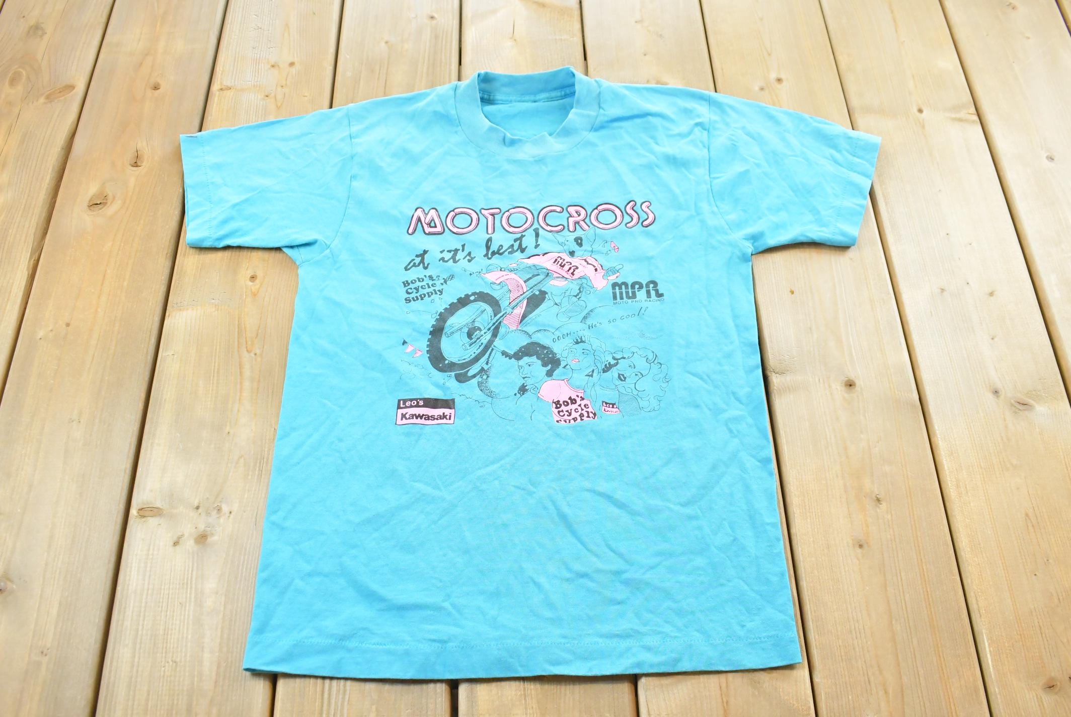 KAWASAKI ヴィンテージ　TEE USA BIKE 70s 80s Kawasaki Tee Vintage - Etsy