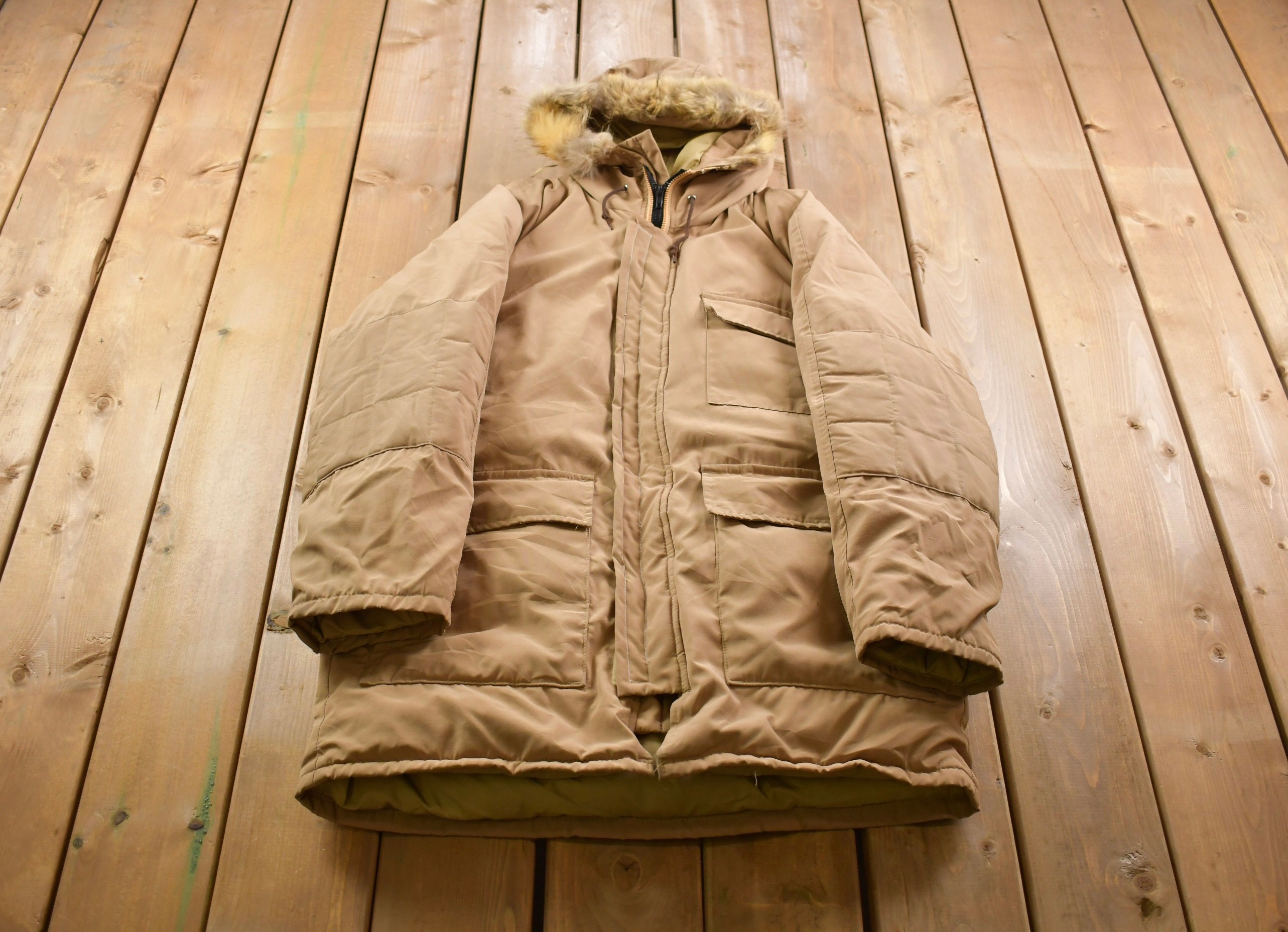 Vintage 1980s Schott NYC Down Winter Jacket / Goose Down Fill - Etsy
