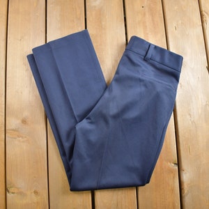 Vintage 1970s Pleated Trousers Size 32 x 27.5 / 70s Pants / Streetwear Fashion / True Vintage / 70s Slacks / Polyester Trousers