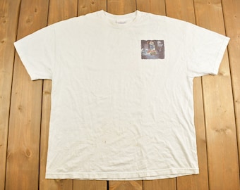 Vintage Y2K Jimmy Buffetts Margaritaville Graphic T-Shirt / Streetwear / Retro Style / Y2K Graphic Tee / Music / Beach / Caribbean Graphic