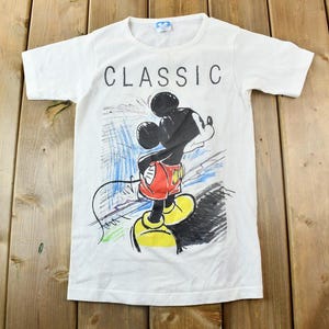 ヴィンテージ 1980 年代 ミッキーマウス クラシック グラフィック T シャツ / 90 年代 グラフィック T シャツ / アメリカ製 / シングルステッチ
