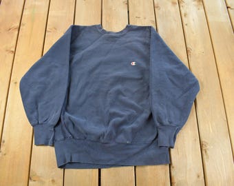 Sudadera vintage Champion de tejido inverso de los años 90 para hombre, talla grande, estilo vintage Champion, jersey vintage, ropa de calle