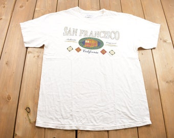 Vintage 1990s Hanes San Francisco Souvenir T Shirt / Streetwear / Rare Vintage / Vacation Tee / Travel T Shirt