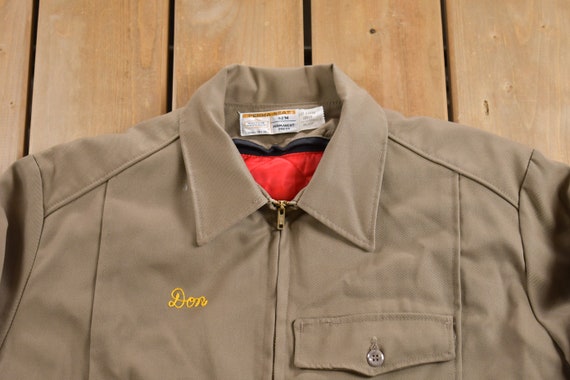 Vintage 1970s Riverside Masterbilt Thermal Lined Work Jacket