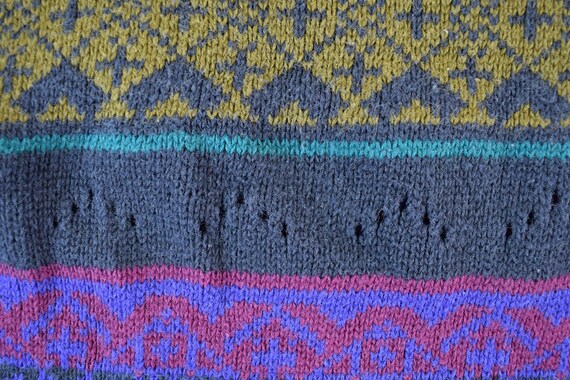 Vintage 1990s Basic Elements Knit Crewneck Sweate… - image 4