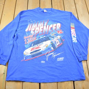 Vintage 2000 Jimmy Spencer NASCAR Racing Long Sleeve T-Shirt / Racing Tee  / 90s Streetwear / Sportswear