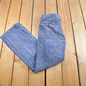 Vintage 1970s Levis Panatela Blue Corduroy Trousers Size 30 x 33 / American Vintage / True Vintage / 1970s Levis