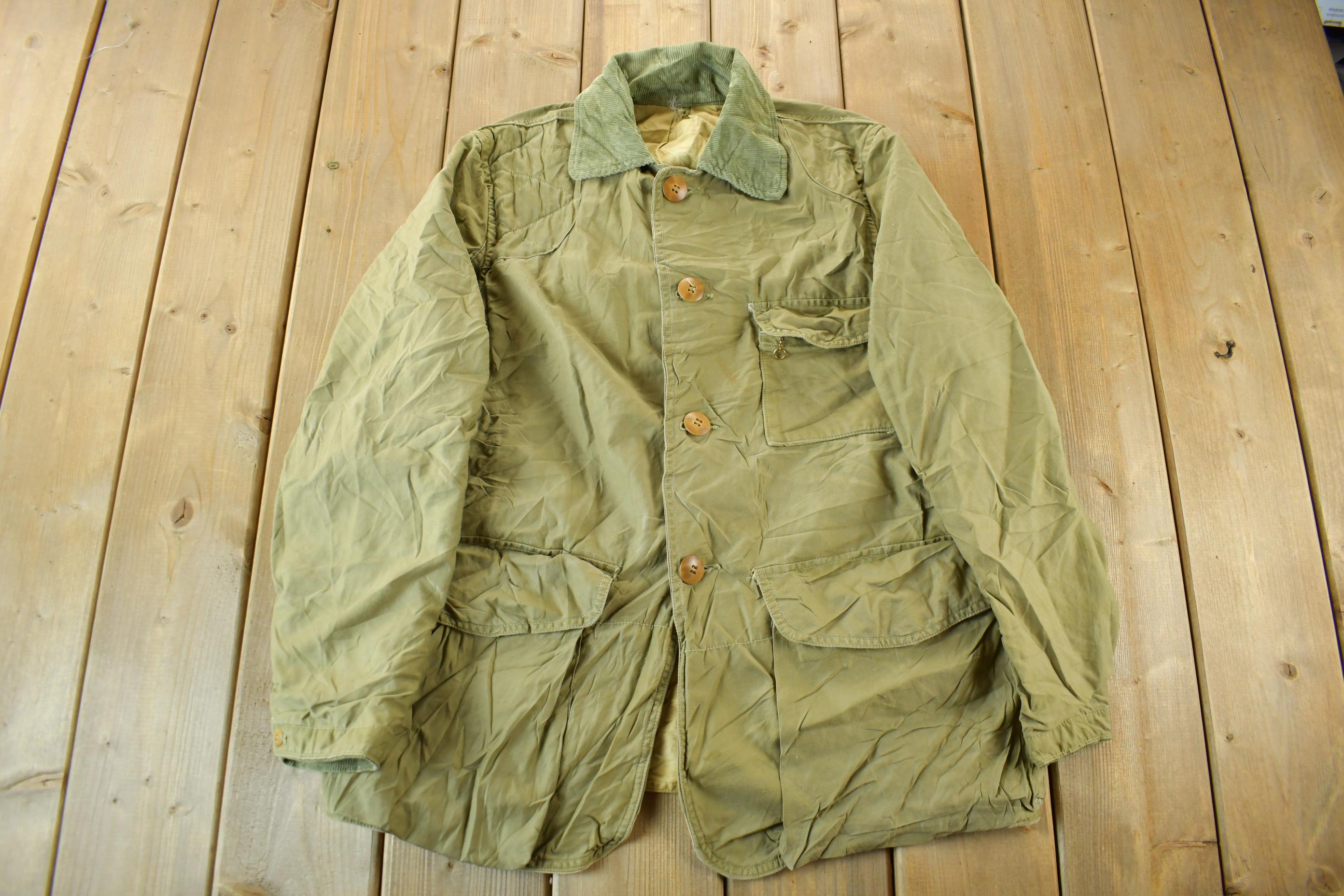 Vintage 1950s American Field Hunting Jacket / Made in USA / 50s
