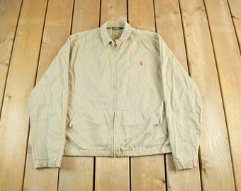 Vintage Polo Golf Ralph Lauren Harrington Jacket - Size M - Etsy