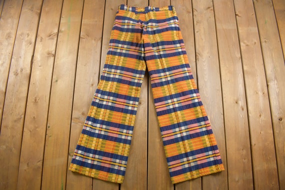 Vintage 1970s Male Slacks Jeans Bell Bottom Pants… - image 2