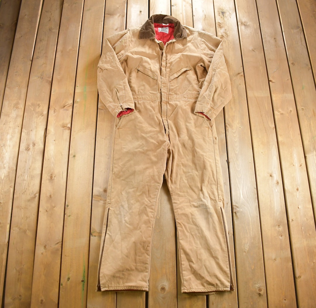 Vintage 1980s Zero Zone Walls Insulated Coveralls / Vintage Coveralls