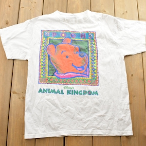ヴィンテージ 1990年代 プーさん アニマルキングダム ディズニー カートゥーン プロモ Tシャツ / 90年代 グラフィック Tシャツ / ヴィンテージ ミッキーマウス / アメリカ製 / 90年代 ディズニー Tシャツ