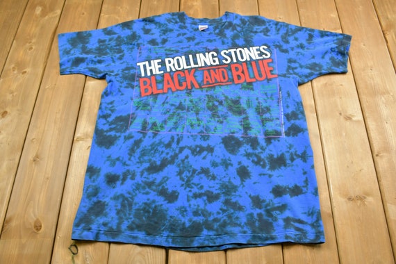 Vintage 1994 Rolling Stones Black and Blue Tour T-shirt / Band Tee