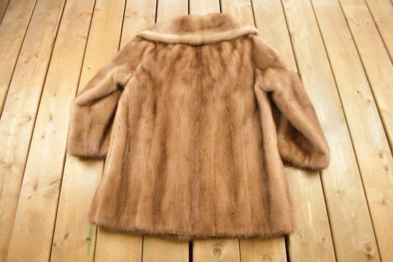 Vintage 1970s Brown Mink Fur Coat / Vintage Mink … - image 2