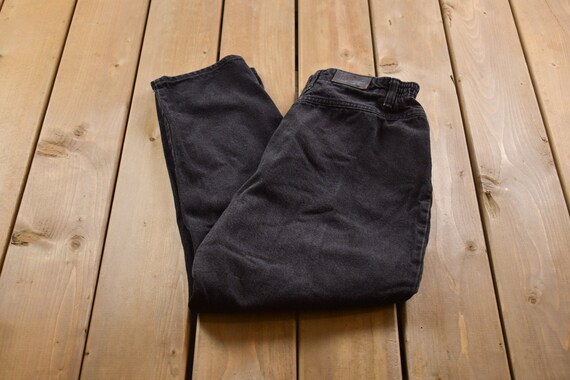 Vintage 1990s Lee Black Denim Straight Leg Jeans Size 30 X Vintage 1990s Lee Black Denim Straight Leg Jeans Size 30 X