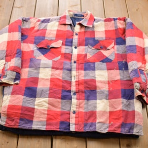 Vintage 1990s Big Yank Plaid Button Up Shirt / 1990s Button Up / Vintage Flannel / Plaid Flannel / Casual Shirt / Formal Shirt