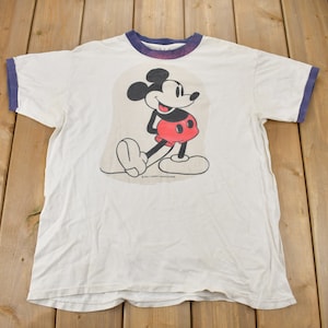 ヴィンテージ 1980年代 ウォルト・ディズニー ミッキーマウス リンガー Tシャツ 80年代 Tシャツ ヴィンテージ リンガー Tシャツ / ヴィンテージ ディズニー / アメリカ製