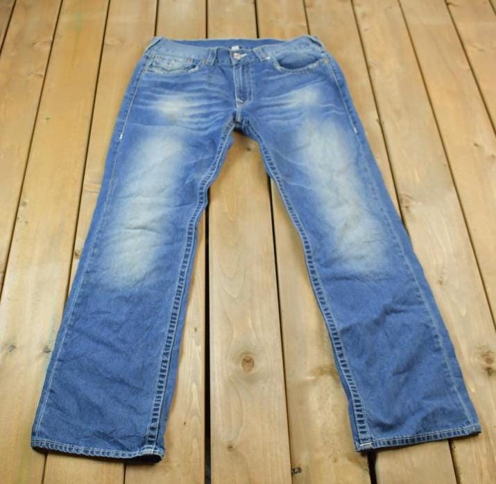 True Religion Straight 36 - Etsy