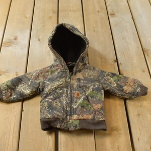 Vintage Y2K Carhartt Baby Tree Camo Work Jacket Toddler Baby 6M / Workwear / Newborn Carhartt / Tree Camo Outdoors / Baby Carhartt
