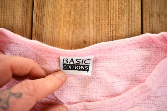 Vintage 1990s Basic Editions Chunky Knit Cute Kit… - image 4
