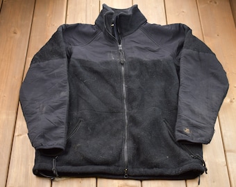 Military black polartec 300 fleece jacket 2025