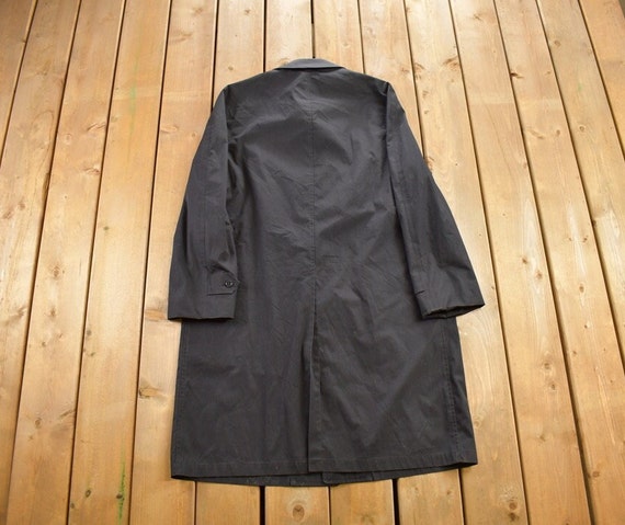 Vintage 1980s London Fog Full Length Trench Coat / 80s
