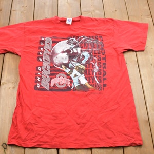 Vintage 1990s Logo 7 Ohio State University Collegiate T-Shirt / NCAA Tee / Americana / Sportswear / Made In USA