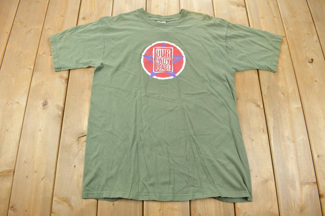 90s Our Lady Peace バンドTシャツ ヴィンテージ Tシャツ Vintage 1990s Our Lady Peace Kneel Down and Obey Band T-shirt